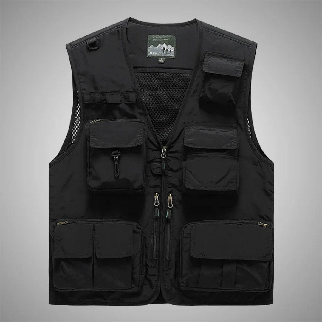 Ludwigen | Homme Gilet Multi Poches De Chasse | Décontracté