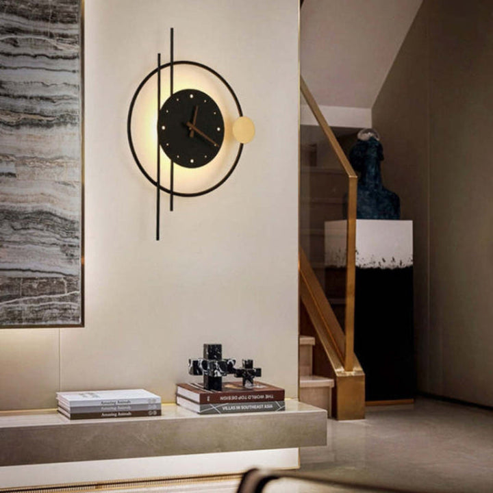 Horloge Murale LED Moderne Et Luxueuse