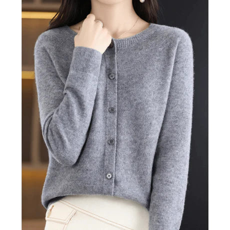 Cardigan Slim À Manches Longues Élégant Pour Femme | Chaud