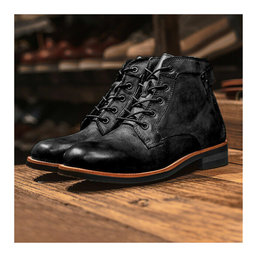 Ammadenim | Hommes Stylé Lacets Bottes | Confortable