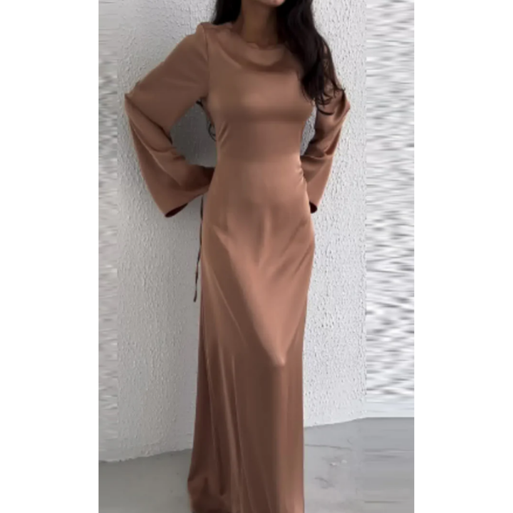 Robe De Soirée à Manches Longues Pour Femmes | Maxi