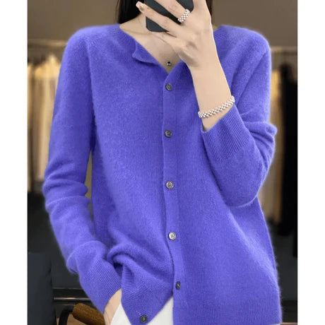 Cardigan Slim À Manches Longues Élégant Pour Femme | Chaud