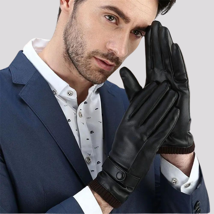 Antoinem | Gants Noir Pour Homme | Hiver