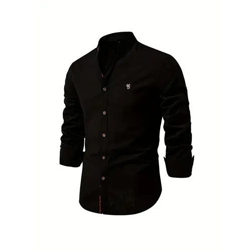 Chemise Formelle Boutonnée Pour Hommes | Manches Longues