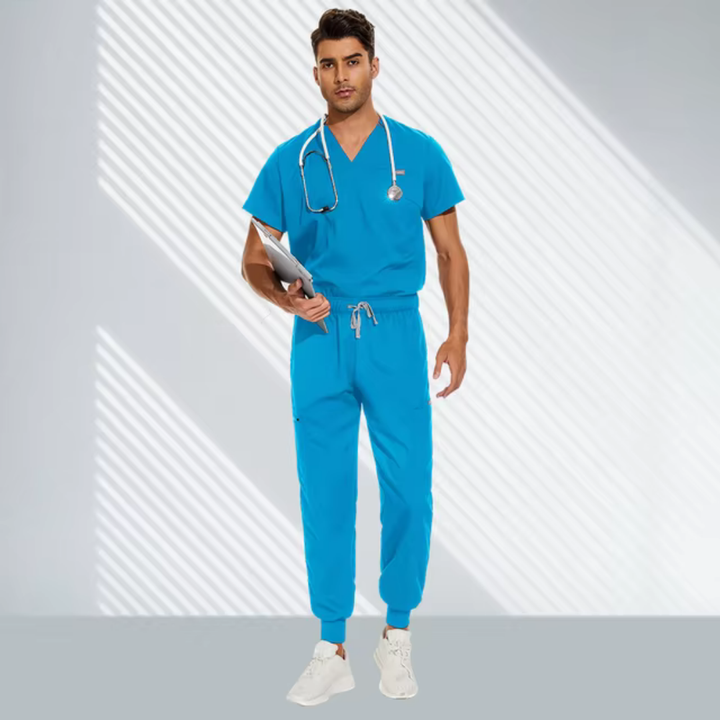 Zenzil | Homme Tunique Ensemble Pour Les Médecins De La Santé | Coupe Confortable