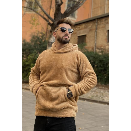 Oliviero | Sweat À Capuche Duveteux Pour Homme | Doux