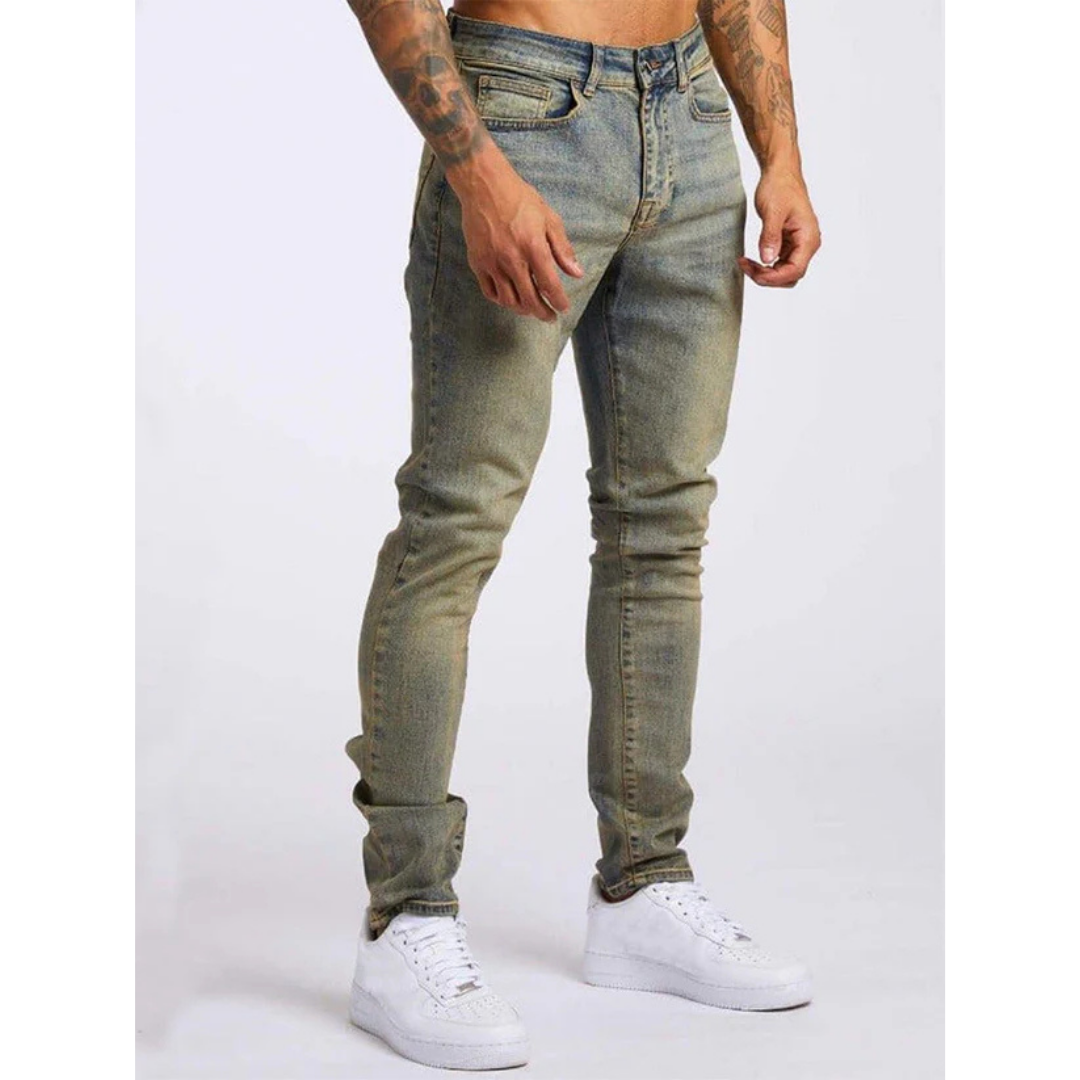 Hommes Jeans Étirer Coupe Ajustée | Confortable