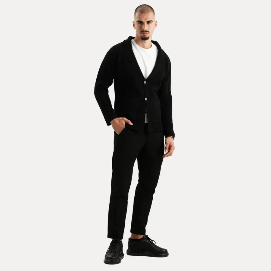 Hommes Hiver Chaud Manches Longues Cardigan | Tricot