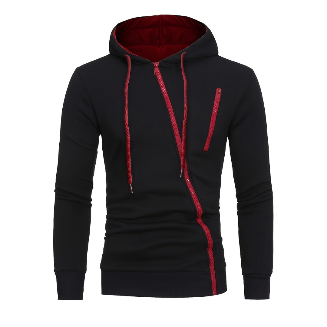 Sarwanetim | Hommes Zip Capuche Veste Chaude | Manches Longues