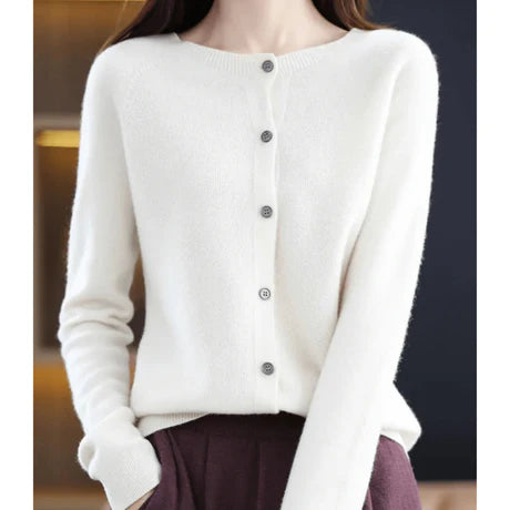 Cardigan Slim À Manches Longues Élégant Pour Femme | Chaud