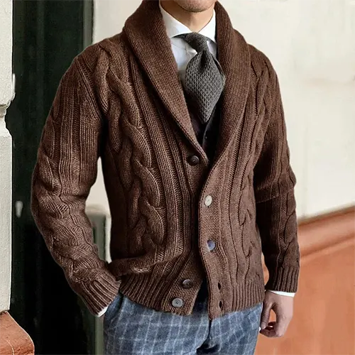 Cardigan D'hiver Pour Hommes | Chaud