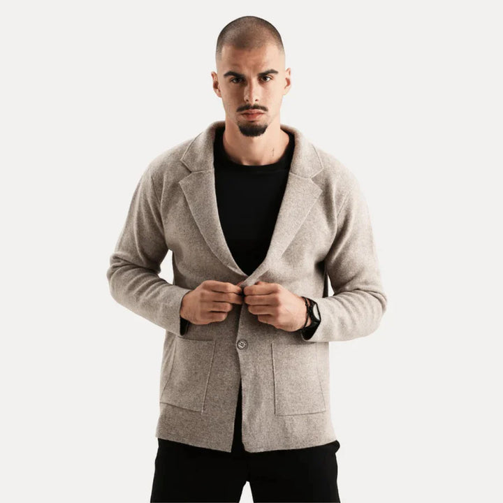 Hommes Hiver Chaud Manches Longues Cardigan | Tricot