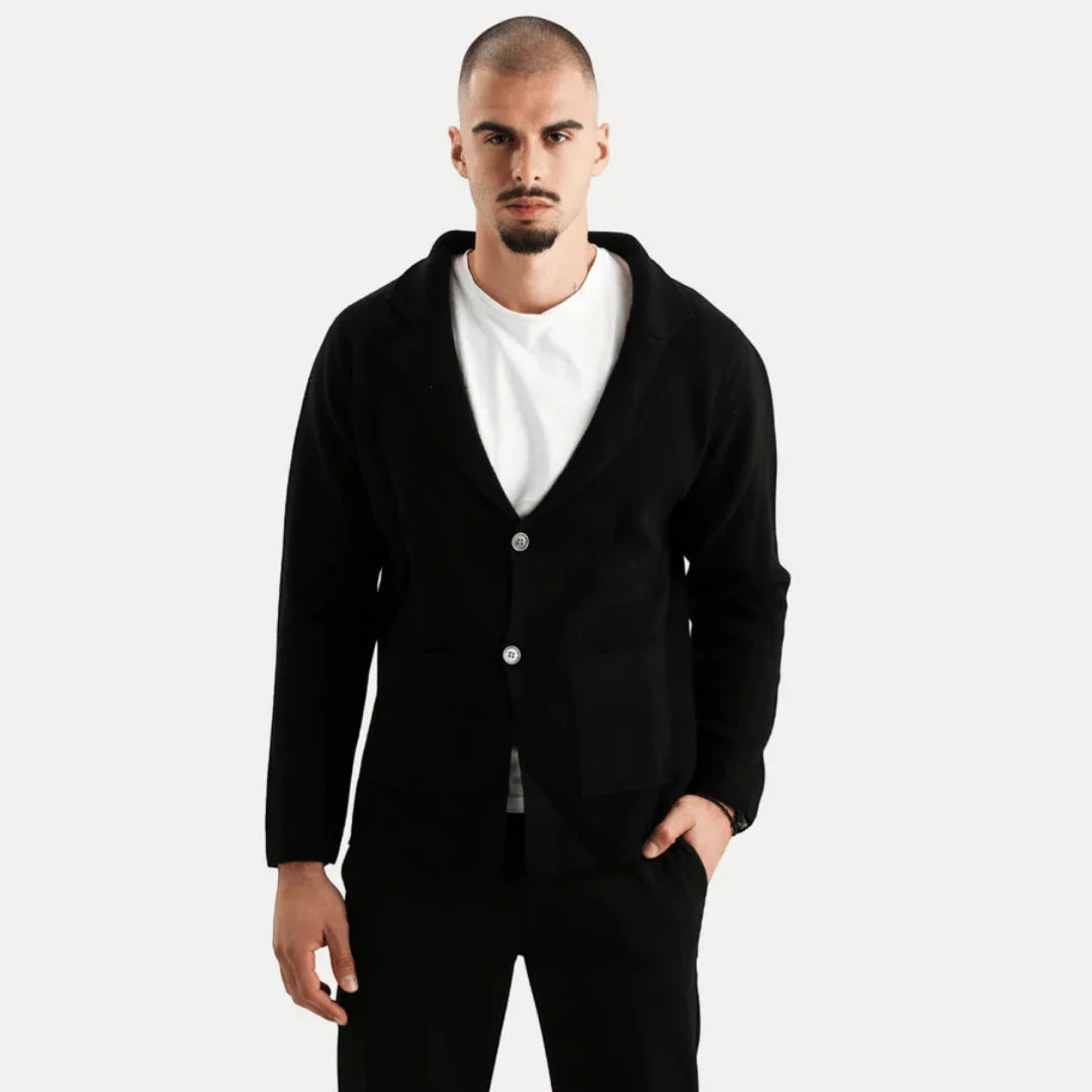 Hommes Hiver Chaud Manches Longues Cardigan | Tricot