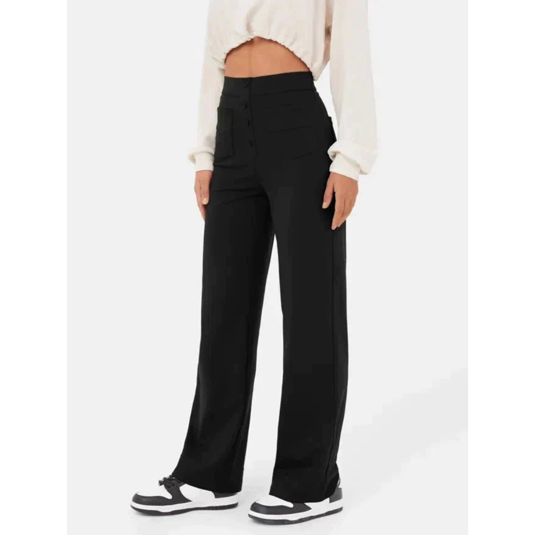 Isabellie | Pantalons Taille Haute Pour Femmes | Confortable