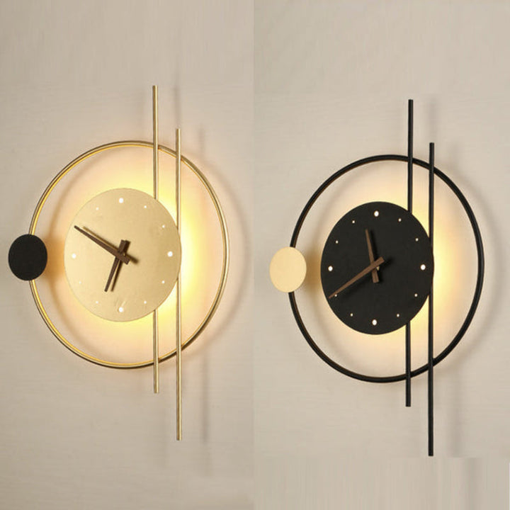 Horloge Murale LED Moderne Et Luxueuse