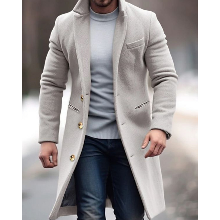 Terrance | Trench Coat De Luxe Pour Homme | Hiver