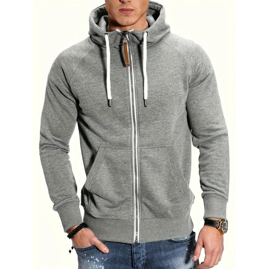 Alban | Sweat À Capuchon Zippé Pour Hommes | Hiver