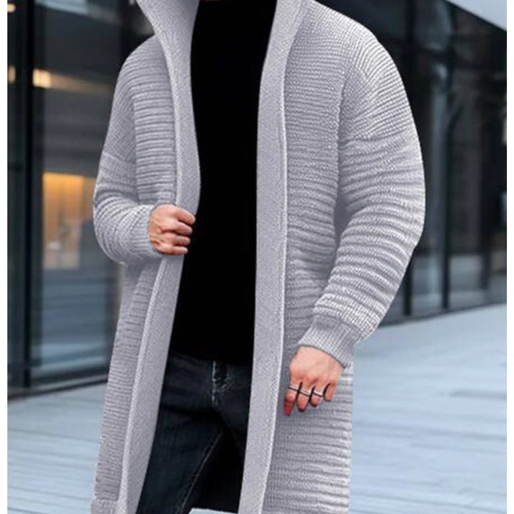 Hommes Tricot D'hiver Cardigan | Longue