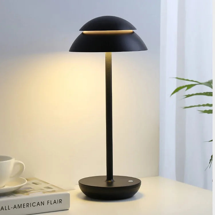 Lampe De Table Led Rechargeable Sans Fil en Bois