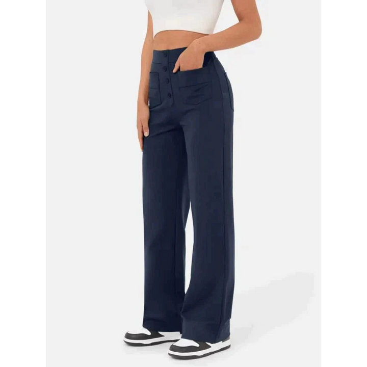 Isabellie | Pantalons Taille Haute Pour Femmes | Confortable