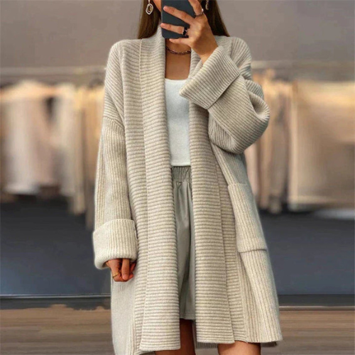 Cardigan Longue D'hiver Pour Femme | Chaud