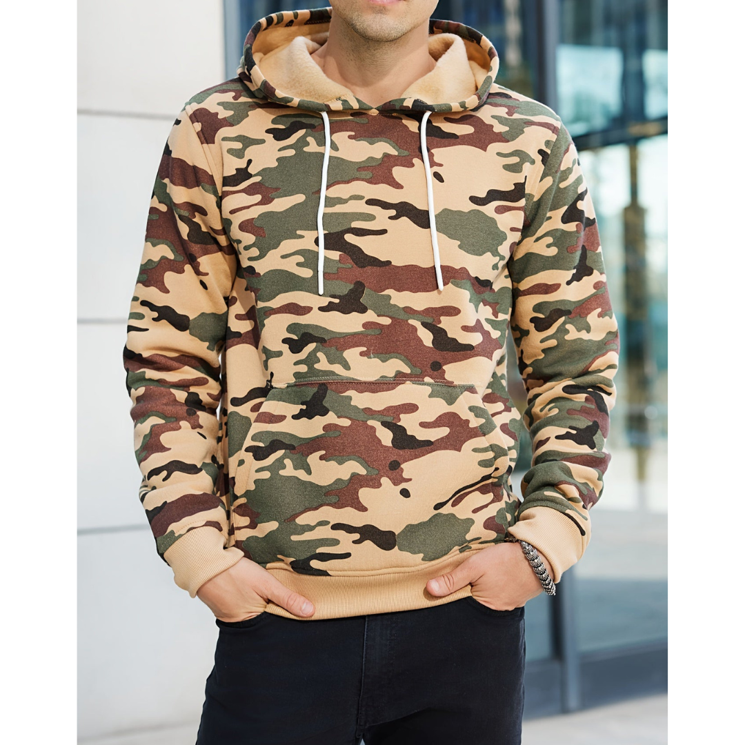 Faizan | Sweat À Capuche D'hiver Surdimensionné Pour Homme | Manches Longues