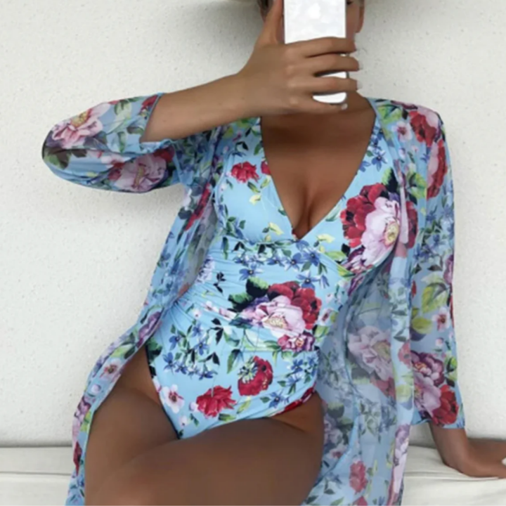 Maillot De Bain Une Pièce Avec Superposition Pour Femmes | Sexy