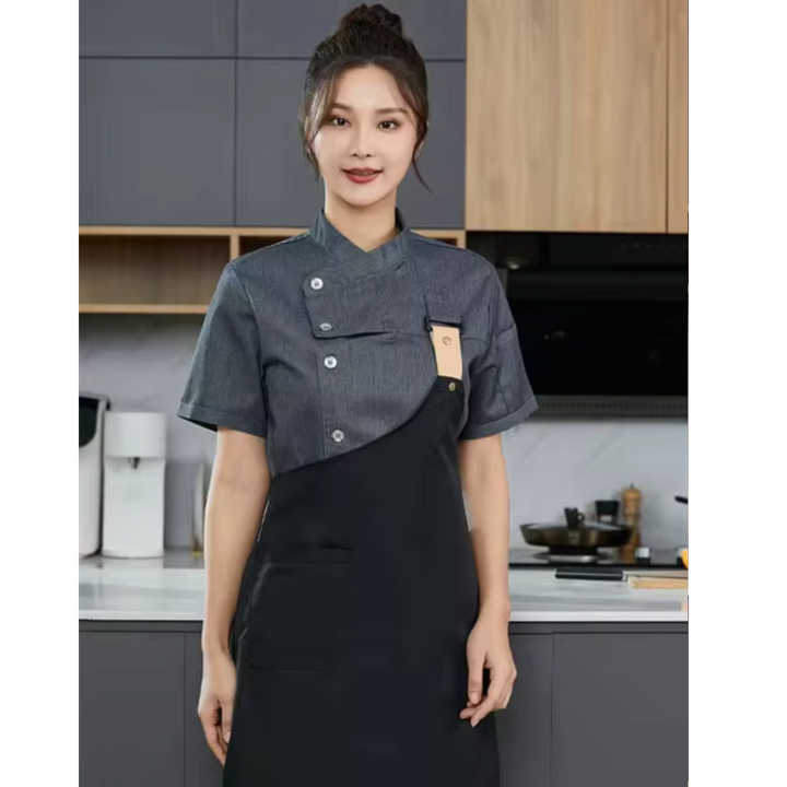 Valorino | Uniforme De Cuisine Unisexe À Boutons | Vêtements De Travail