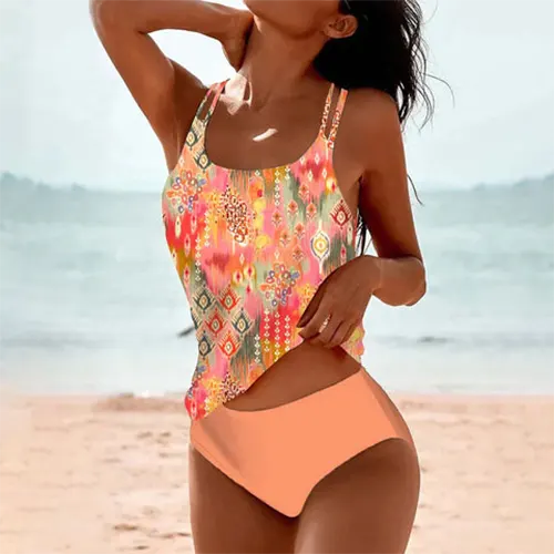 Ensemble Tankini De Plage Pour Femmes | Été