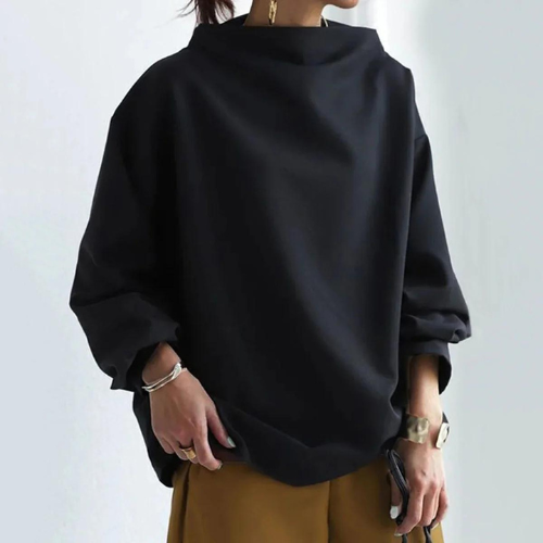 Sinead | Pull Noir Pour Femme | Confortable