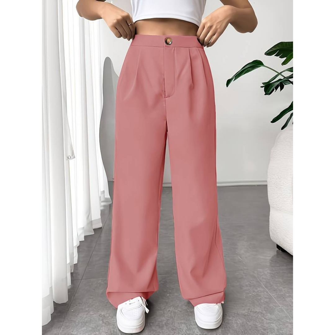 Genevièvei | Pantalon Jambe Large Pour Femme | Occasionnel