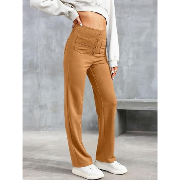 Isabellie | Pantalons Taille Haute Pour Femmes | Confortable