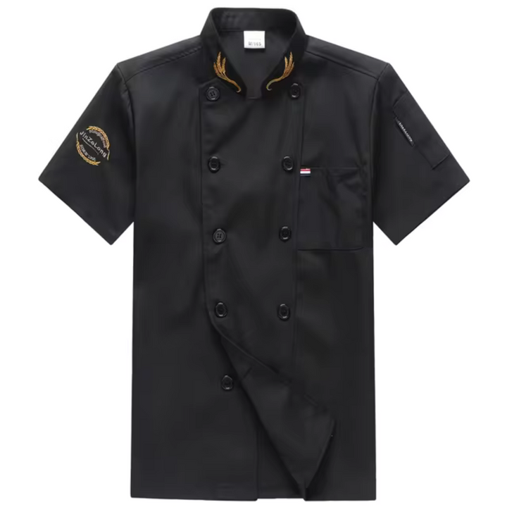 Mikal | Homme Manches Courtes Uniforme de chef | Vêtements de travail