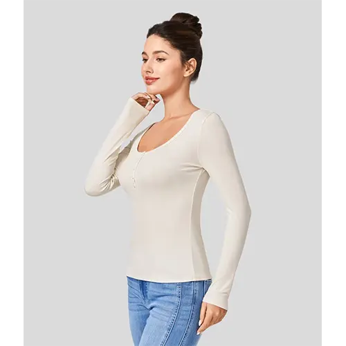 Armande | Haut Slim Chic Pour Femme | Manches Longues