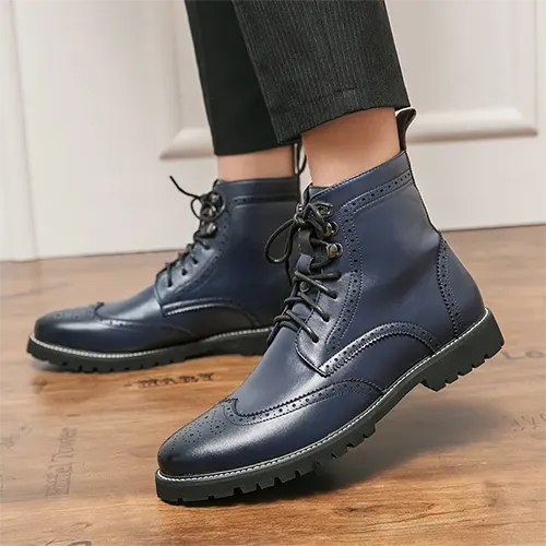 Azriel | Bottes Classiques Pour Hommes | À Lacets