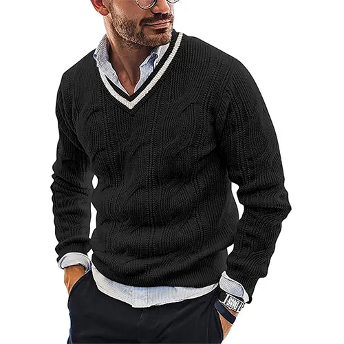 Brixton | Pull Col V Pour Homme | Chaud