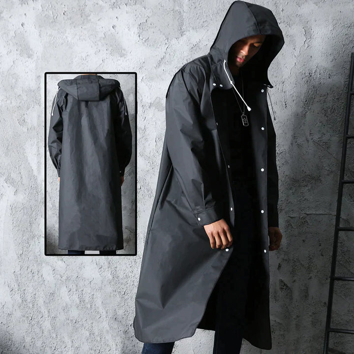 Cole | Trench-coat Long Pour Homme | Etanche