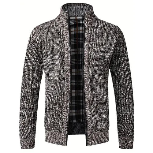 Callum | Cardigan Zippée Pour Homme | Chaude