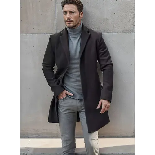 Darius | Manteau Long Décontracté Pour Homme | Chaud