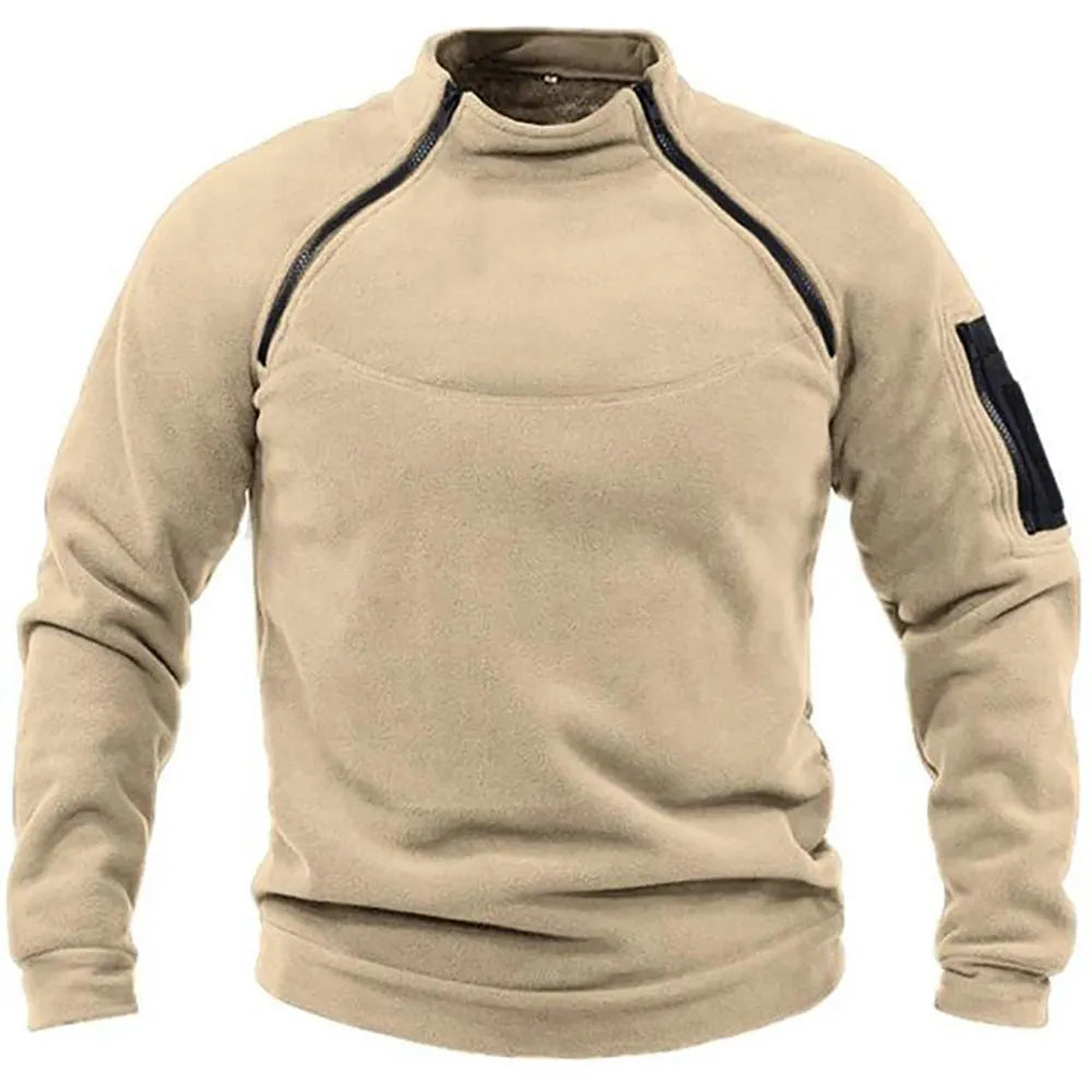 Eleonoro | Pull Tactique Chaud Pour Hommes | Col Montant