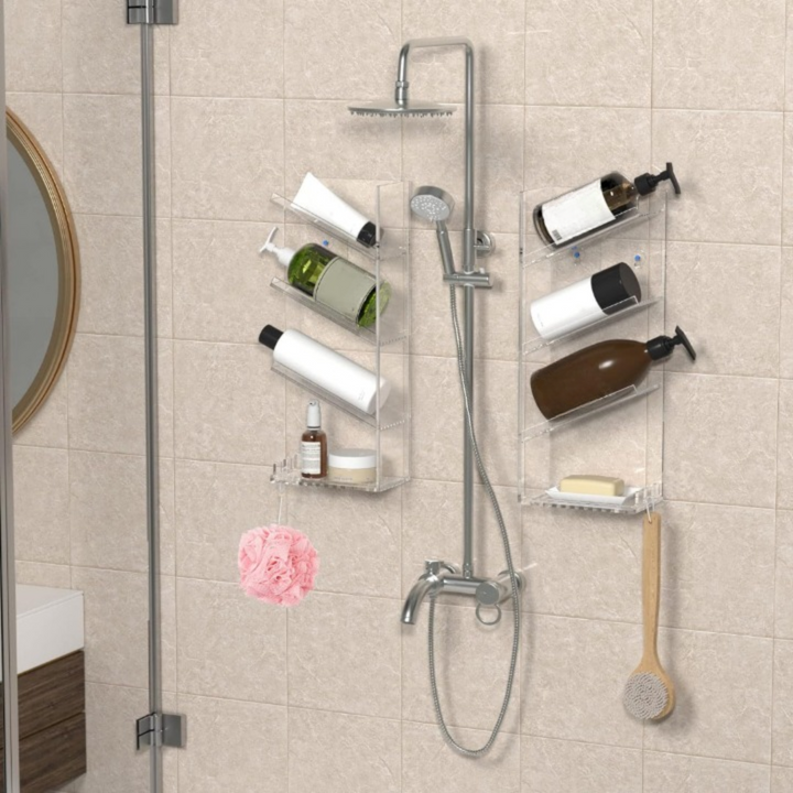 Organiseur De Salle De Bain Transparent Bac À Douche