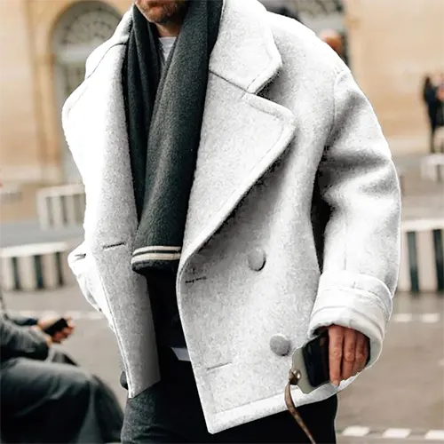 Musa | Manteau D'hiver Oversize Pour Homme | Court