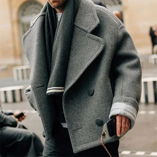 Musa | Manteau D'hiver Oversize Pour Homme | Court