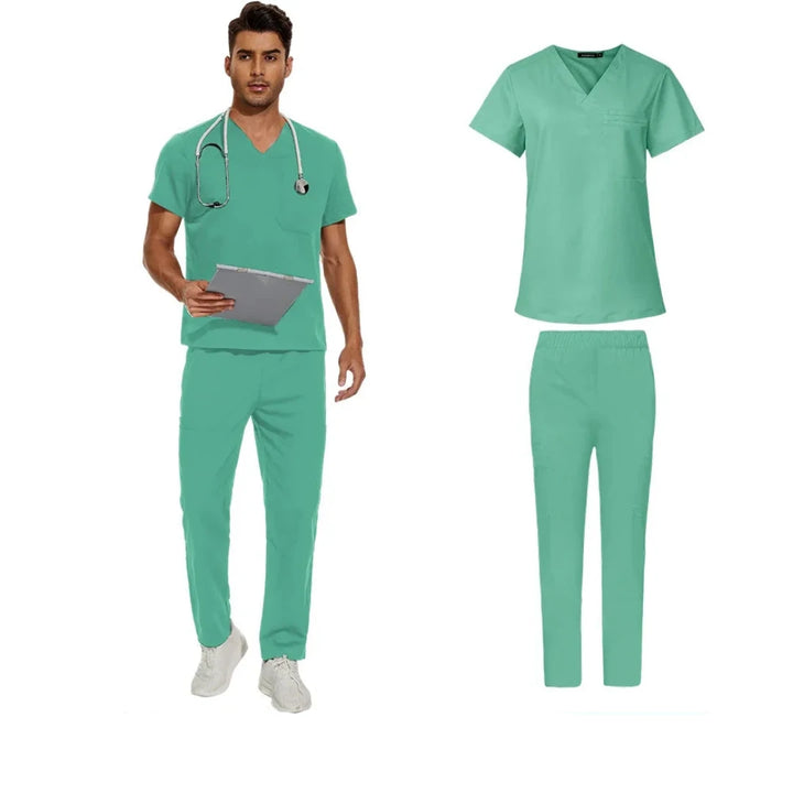 Karlo | Homme Tuniques Ensemble De Médecin Vêtements De Travail | Coupe Confortable