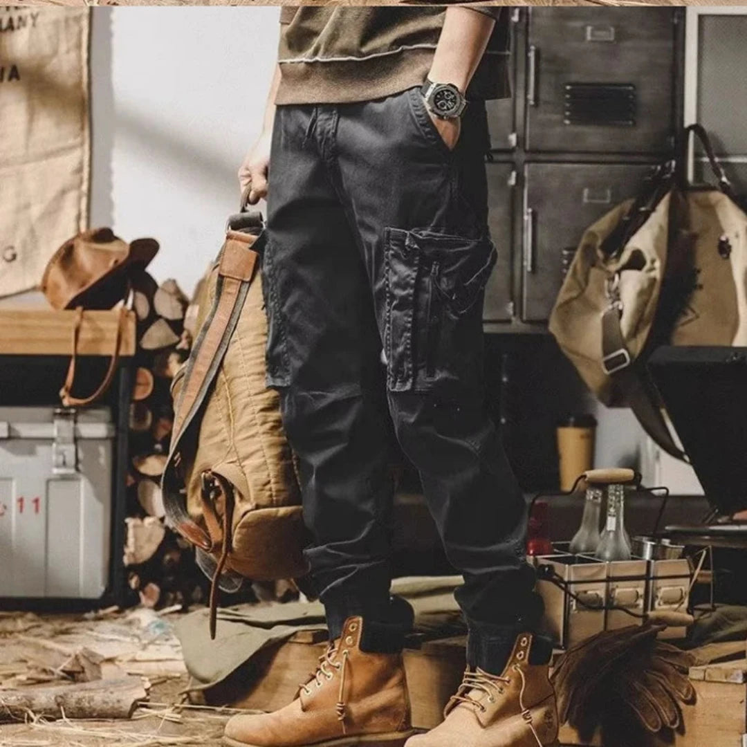 Deangelo | Homme Cargo Pantalon De Travail | Multi Poches