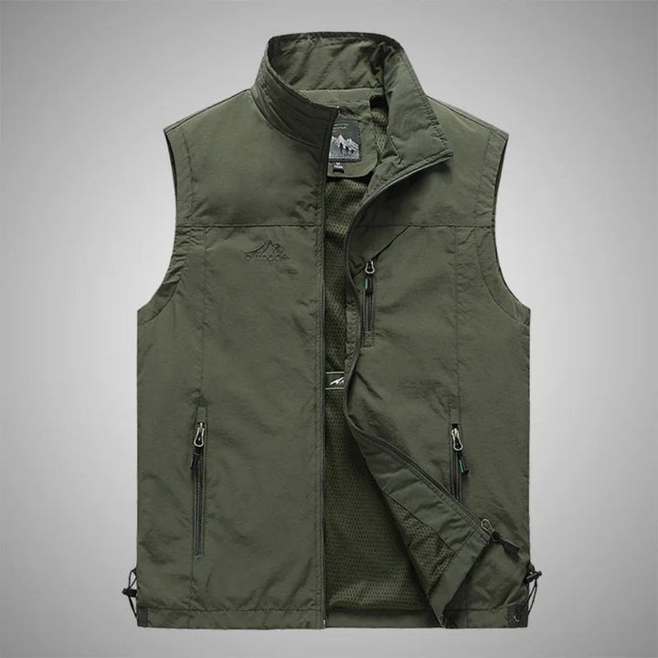 Sigfried | Homme Gilet Fermeture À Glissière Sans Manches | Extérieur