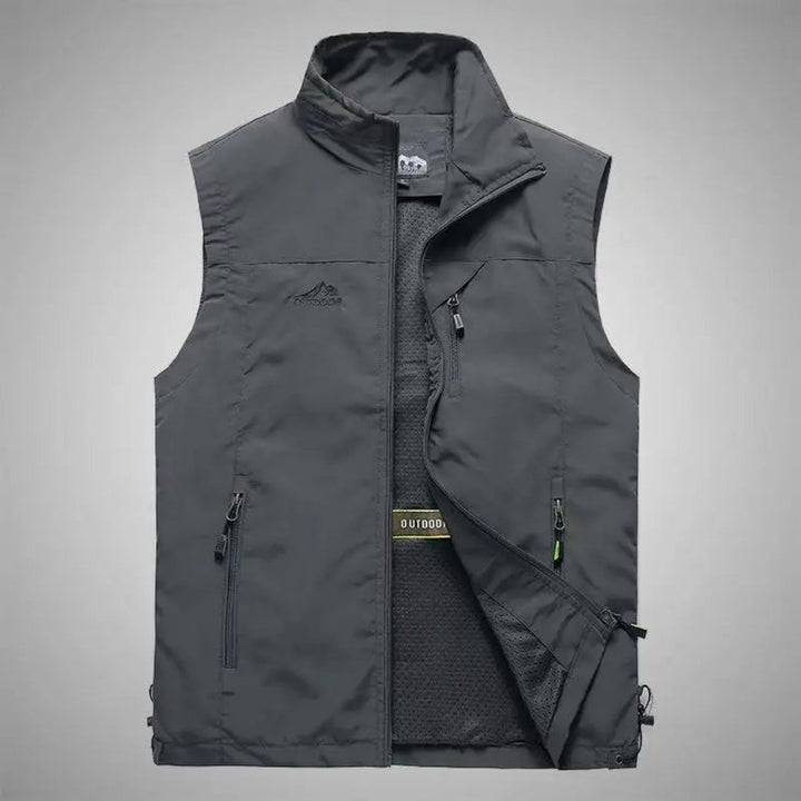 Sigfried | Homme Gilet Fermeture À Glissière Sans Manches | Extérieur