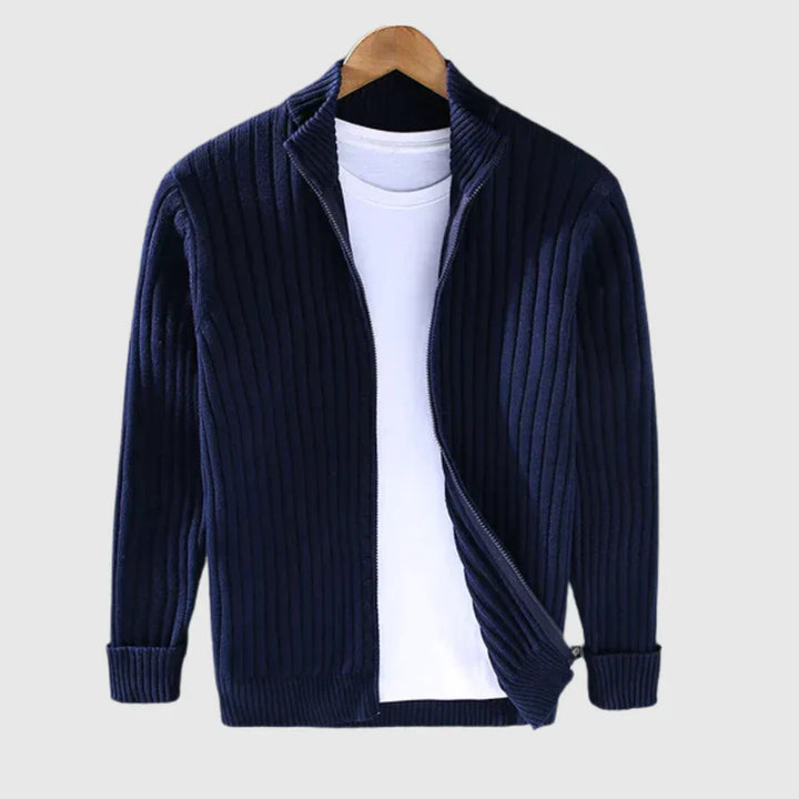 Adriena | Cardigan Zippé Pour Hommes | Tricot