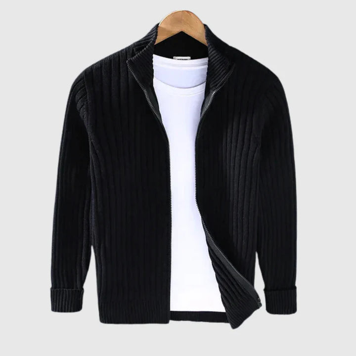 Adriena | Cardigan Zippé Pour Hommes | Tricot