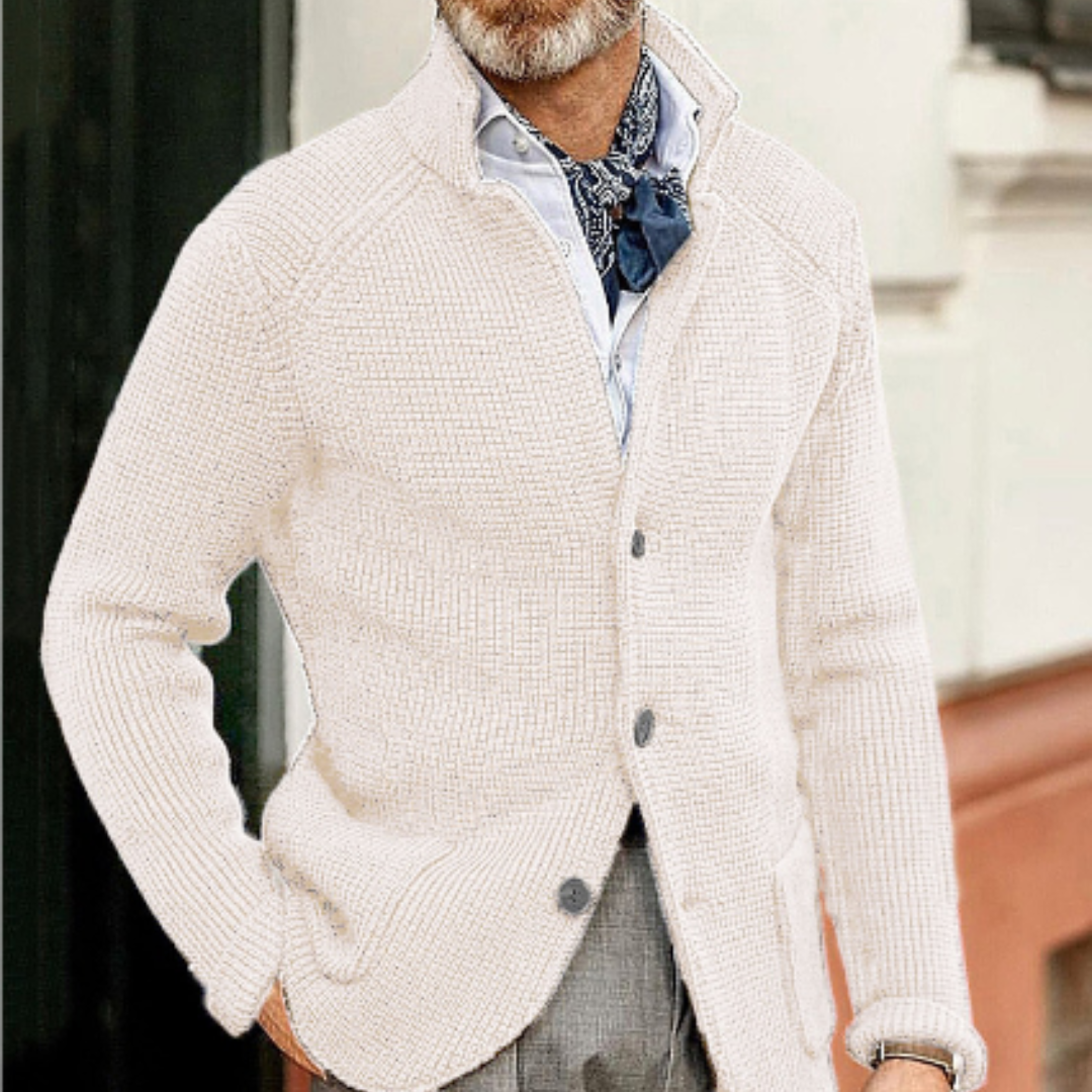 Cardigan Tricoté Chaud Pour Hommes | Hiver